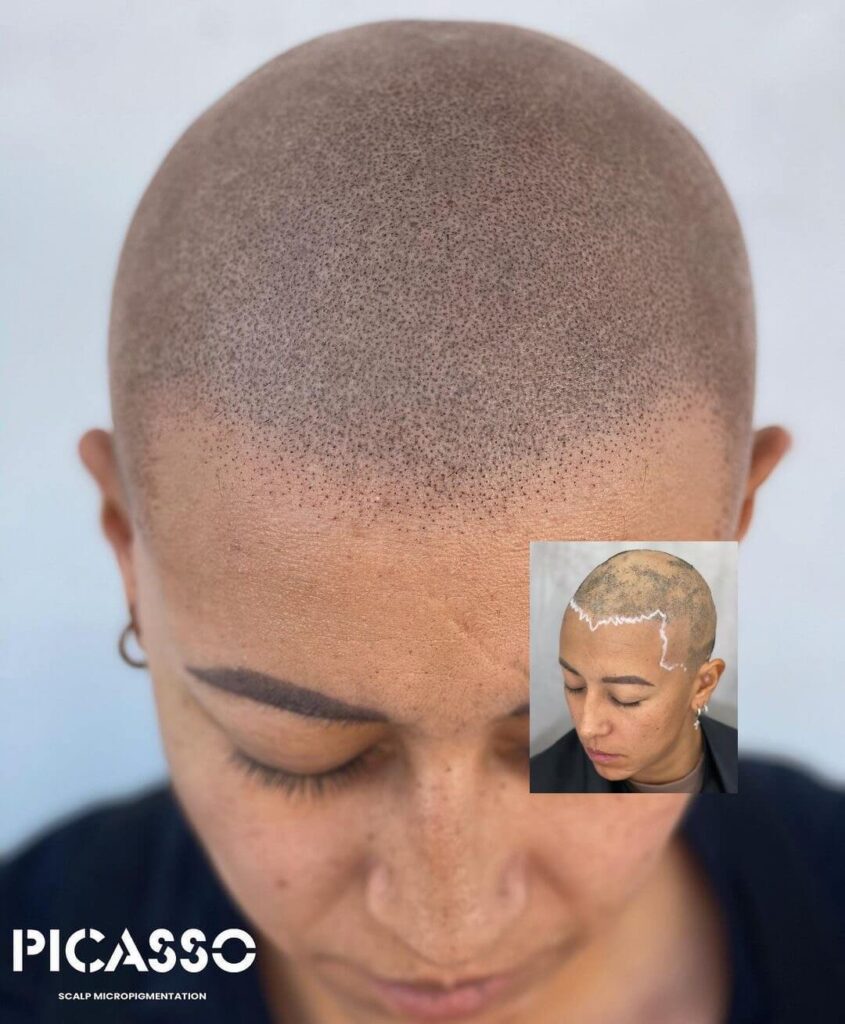Alopecia-Scalp-Micripigmentation-Hair-Loss-Solution-Woman-Austin-Texas-Los-Angeles-Chicago - alopecia - ldrsmp academy -smp training